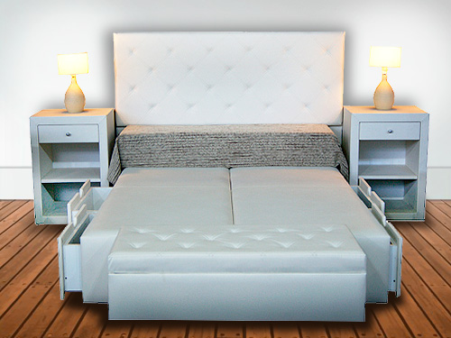 respaldo cama cajonera